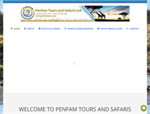 Tablet Screenshot of penfamtours.com